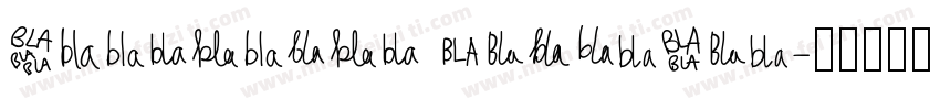 Condensed UltraBla字体转换